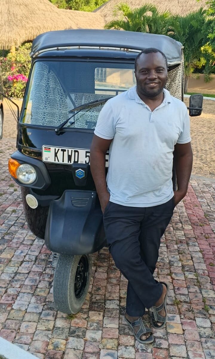 Mose, your local tuk tuk driver in Watamu, Kenya
